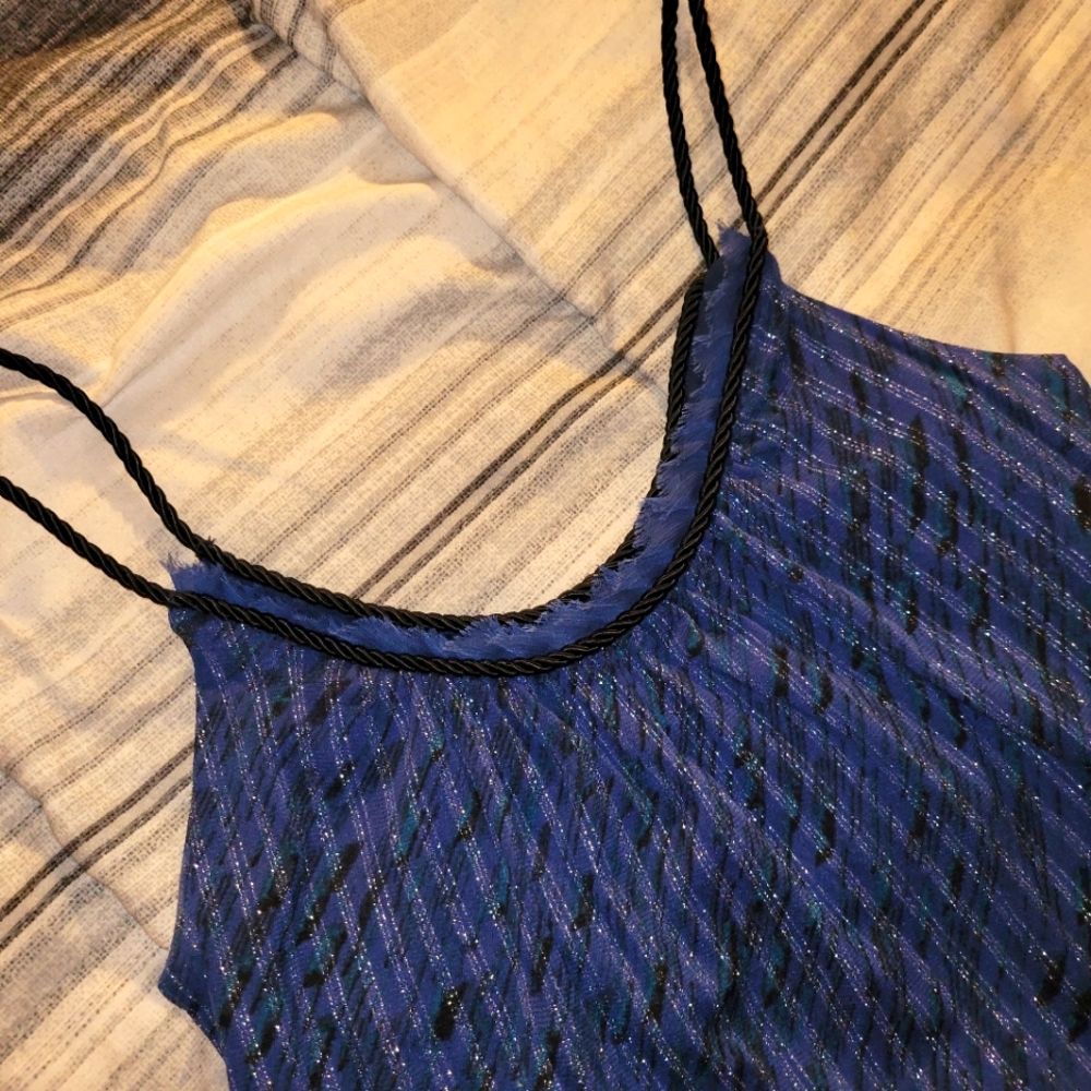 Blue tank top
